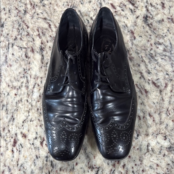 Tod's Other - Tod’s Men's Black Leather Dress Shoes
